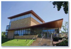First, the museum itself is beautiful—a contemporary building in glass and stone designed by Ann Beha Artichtects and located alongside sunny Walnut Hill Park, which was designed by Frederick Law Olmsted. Contemporary sculpture is scattered on the slope of the park as if it escaped from the museum to enjoy the outdoors. 