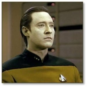 Robots that want to be human. This trope gained wide awareness through the efforts of Star Trek’s Mister Data to become a true member of the Enterprise senior staff. He behaves like a human except for three things: