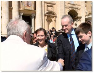 Bill O'Reilly meets Pope Francis