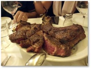 Tuscan steak, Ristorante Il Latini, Florence