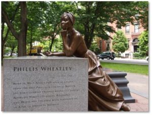 Phillis Wheatley, Boston Women's Memorial, Meredith Bergmann, Commonwealth Avenue Mall, Back Bay