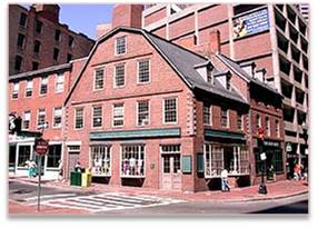 old corner bookstore, boston, freedom trail, Chipotle, Boston By Foot