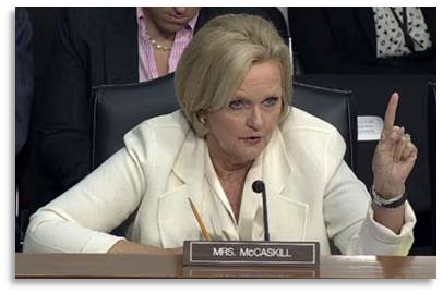 Sen. Claire McCaskill, Joint Chiefs of Staff, Senate hearings, military rape