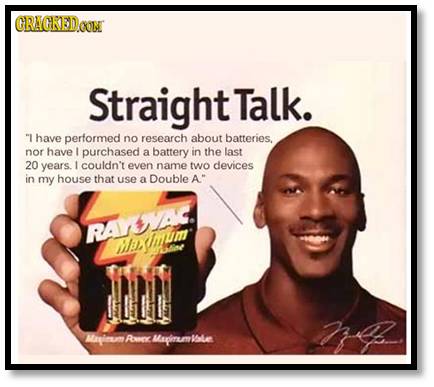 Uartig glide betaling Michael Jordan advertisement for Ray-o-Vac batteries - The Next Phase  BlogThe Next Phase Blog