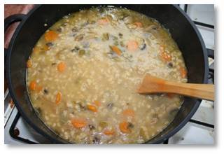 mushroom barley soup