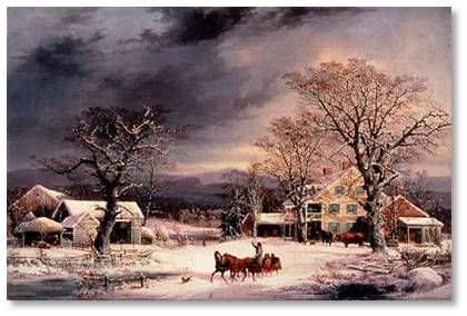 Durrie, New England winter,