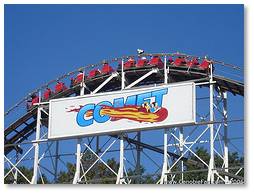 The Comet, roller coaster, Lincoln Park, Dartmouth MA