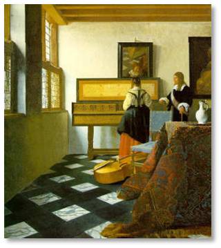 Johannes Vermeer, The Music Lesson, Tim's Vermeer, Tim Jenison, geniius