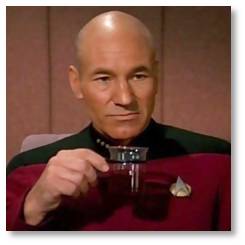 Captain Picard, Star Trek The Next Generation, Star Trek TNG, Earl Grey tea