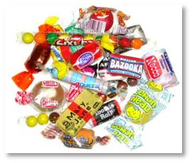 penny candy, penny candy of the 50s, 