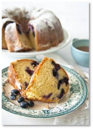 Blueberry Bundt Cake, The Boston Globe, Lisa Yockelson
