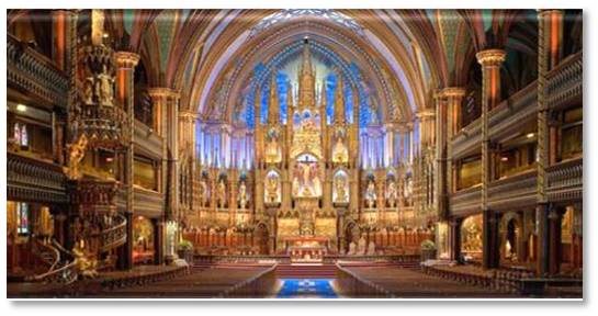 Notre Dame Basilica, Basiique Notre Dame du Montreal, Baslica of Notre Dame Montreal