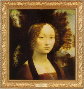 Ginevra de Benci, Leonardo da Vinci, National Gallery