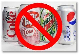 no diet soda, diet soda cans