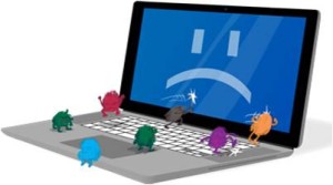 computer bugs, malware, viruses, trojan horses