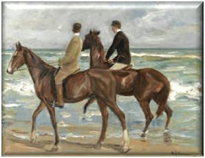 Riders on a Beach by Max Liebermann