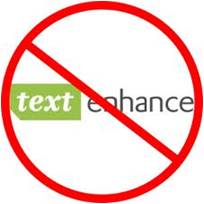 no text enhance adware for pop-up ads
