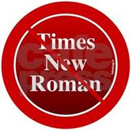 No Times New Roman Font