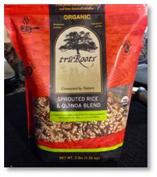 Tru-Roots® Sprouted Rice and Quinoa Blend is a tasty mixture of sprouted red and brown irce, quinoa, and wild rice. I’m not a big quinoa fan so mixing it in with other grains is a good solution.