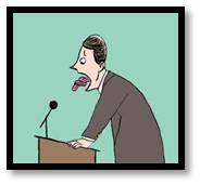 After listening to nearly 100 clips, it’s clear many of the speakers have less than stellar speaking skills.  They lack the eloquence their price tag speaks to; especially the business leaders and most especially the women.  
