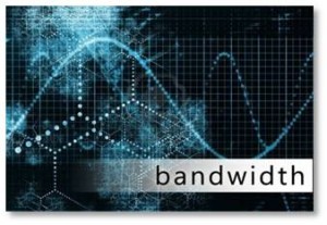 While the technical definition of bandwidth involves the difference between two frequencies or the capacity of a communications channel, what she was really saying was that her card didn’t have a credit limit high enough to cover the charge.