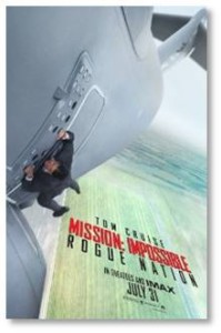 Mission Impossible: Rogue Nation was fun and we enjoyed it. If you’re looking for entertainment without the hindrance of pesky things like mundane real-life concerns, paying for things, getting caught stealing a car, or the will to live, you’ll probably like it, too.  
