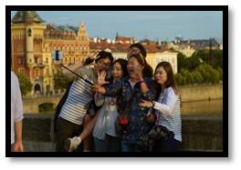 	Tourists with selfie sticks were everywhere.  The owners photograph themselves in front of just about everything, often without any real knowledge of where they are.  On tours, they ignored the guide, rushing to get one more photo in before we moved on.  Selfie sticks are just plain annoying.