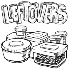 There are leftover lovers and leftover evaders. I’m in the first category, and since we’ve just celebrated one of the biggest leftover-producing meals of the year there are plenty of them stashed in the fridge waiting for their second coming.