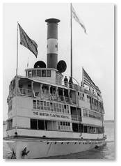 The Floating Hospital is located on Washington Street only blocks away from his original location. The institution did gets its start in 1894 as a hospital ship sailing around Boston Harbor where the ocean air was thought to be beneficial for children