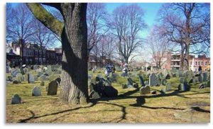 This week I gave a private Dark Side of Boston tour in the morning and that gave me the opportunity to wander afterwards in Copp’s Hill Burying Ground. (Plus it gave me a great opportunity to work off the Regina’s Pizza I had for lunch.) 