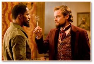 These different perspectives put me in mind of a story I read recently about how Leo DiCaprio reacted to the dialogue his character spoke in Django Unchained. He was uncomfortable with repeatedly saying the N Word because he didn’t want to offend co-stars Samuel L. Jackson and Jamie Foxx. Even though they told him they were okay with the dialog, Mr. DiCaprio struggled with a particular scene. Then Mr. Jackson took him aside and said, “Hey, M*rF*r, this is just another Tuesday for us. Let’s go.”