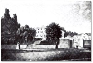 In the beginning, there was Pemberton Hill which, along with Beacon Hill and Mount Vernon, made up the Tri-Mountain. Half of its four and a half acres belonged to Gardiner Greene, a wealthy merchant and real estate speculator who cultivated a series of celebrated gardens behind his mansion. Later this property, along with the other houses on Pemberton Hill, was purchased by Patrick Tracy Jackson for the Boston and Lowell Railroad. They paid an amount that would now be worth nearly $4 million.