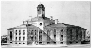 The original Suffolk County Jail was built between 1848 and 1851 from a design by architect Gridley James Fox Bryant in collaboration with Rev. Louis Dwight, a noted prison reformer with whom he shared an office. 
