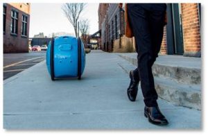 The high-tech innovation is a pair of robots from Piaggio Fast Forward called Gita and Kilo. The difference? Well, Gita’s carrying capacity will hold about a case of wine.