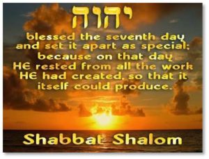 Sabbath begins Friday evening at sunset and ends on Saturday night. All Jewish days begin at sunset, based on the wording of the story of Creation in Genesis 1. At the end of the description of each day, we find the phrase: "…And there was evening, and there was morning…" Since evening is mentioned first, the ancient rabbis assumed evening came first.