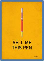 Sell me this pen, Jordan Belfort, The Wolf of Wall Street