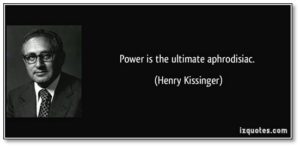 Power is the ultimate aphrodisiac