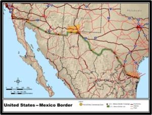 border wall, US-Mexican border,Rio Grande, border wall