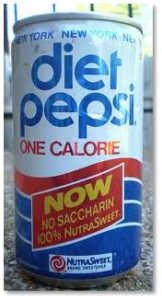 Diet Pepsi 100% NutraSweet aspartame