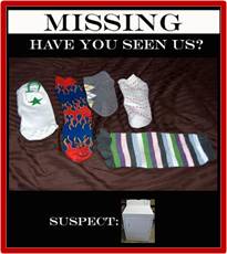 Missing Socks, Have You Seen This Sock