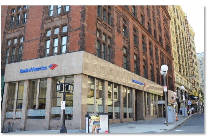 10 Tremont Street, Bank of America, Dunkin Donuts