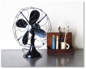 antique rotary fan