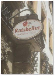 Regensburg Ratskeller, weisswurst. meister metzger
