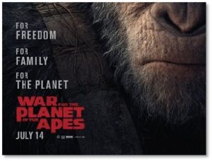 War for the Planet of the Apes movie