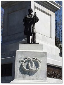 Citizen Soldier, Soldier and Sailors Monument, Flagstaff Hill, Boston Common, Martin Milmore