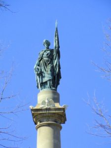 Genius of America, Martin Milmore, Soldiers and Sailors Monument, Boston Common