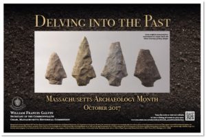 Archaeology Month Poster 2017, Delving Into the Past
