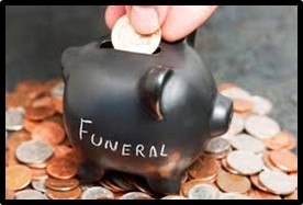 funeral, planning funeral, paying for funeral, saving for funeral