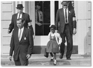 Ruby Bridges, U.S. Marshals, Norman Rockwell, The Problem We All Live With