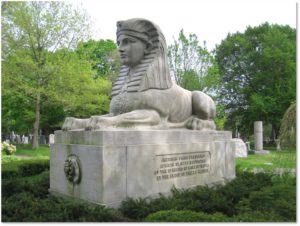 American Sphinx, Martin Milmore, Joseph Milmore, Mount Auburn Cemetery